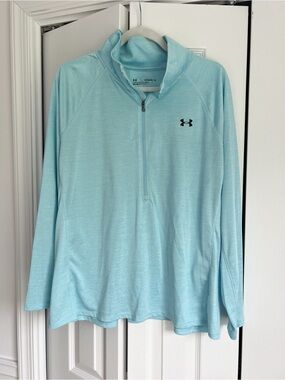 Under Armour Sky Blue Quarter-Zip Pullover